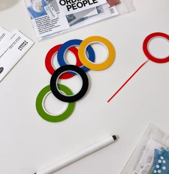 2mm Ultra-Fine Colorful Tape, Korean Ins-Style Minimalist Journaling Supplies, Decorative Strips for Planners