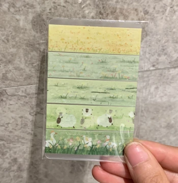 [Zhiju Shop] Owner's Personal Use M5 Must-Have for Beginners: Moxuan Basic Versatile Salt-Style Washi Tape for Handbooks