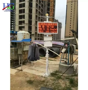 Construction Site Dust Detection Equipment Dust Noise Wind Direction Temperature Monitor Online Monitoring System