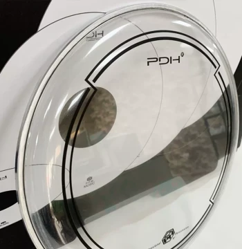 PDH Double-Ply Clear Coated Drum Head Set 10/12y/13/14/16/22 inch for Snare, Tom, and Bass Drums