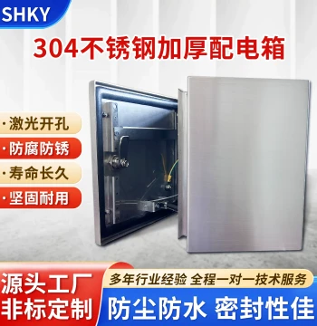 304 Stainless Steel Distribution Box and Cabinet, Indoor Rittal-Style Waterproof and Dustproof Enclosure, Thickened AE Box, IP66 Rating