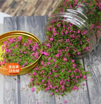 Junk Journal Vintage Art Kit - Artificial Flowers and Tree Powder for Scrapbook Scene Creation