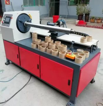 Paper Tube Machinery Equipment, Fully Automatic Precision Cutting Paper Tube Machine, Paper Tube Cutter, Small CNC Slitting Paper Cylinder Grinding Head Machine