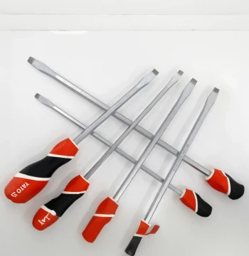 YATO Slotted Impact Screwdriver Set with Magnetic Tips, Super Hard Industrial Grade Driver Bits