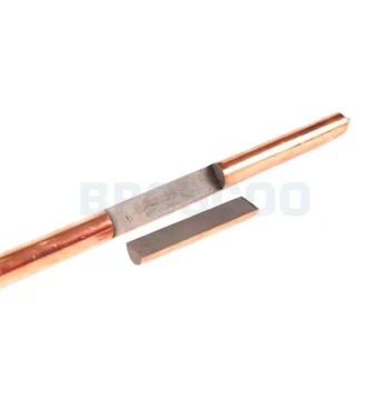 Copper-Clad Steel Vertical Grounding Rod JDB Threaded Body Copper Grounding Bar Lightning Protection