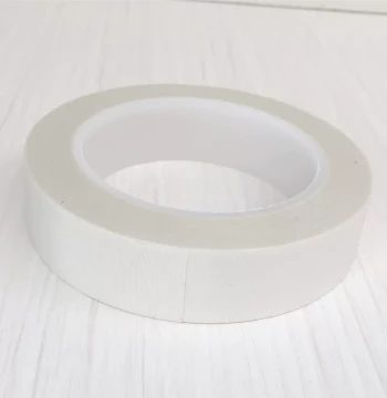 White Single-Sided High-Temperature Glass Cloth Tape for Transformer and Motor Insulation - Corrosion Resistant with Low Residue