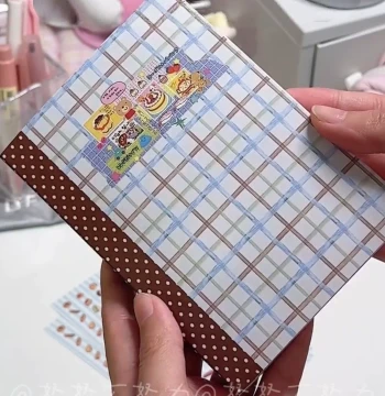 New Arrival Mini Sticker Book with Die-Cut Cartoon Designs for Vintage-Style Journaling, Cute DIY Decorative Collage