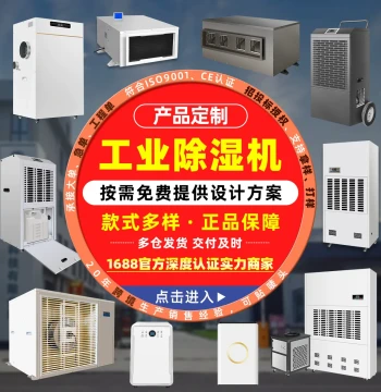 Custom Ruiwang Industrial Dehumidifier, Ceiling-Mounted High-Power Rotary Dehumidifier, Floor Dryer