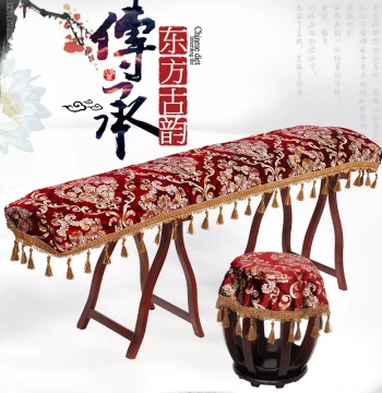 Guzheng Cover Crochet Gold-Stamped Embroidered Dust Shield Thickened