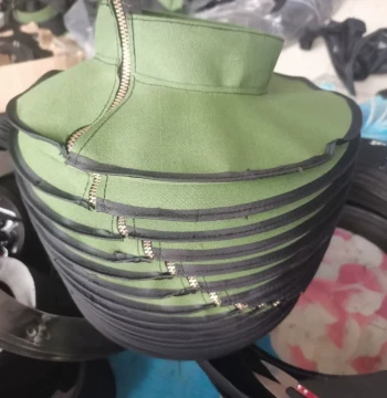 Hydraulic Cylinder Protective Cover Zipper Style High Temperature Resistant Tapered