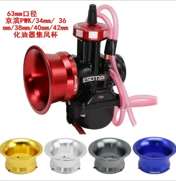 63mm Carburetor Air Filter Intake Bell Mouth - KEIHIN PWK PWM 36 38 40 42 nibbi
