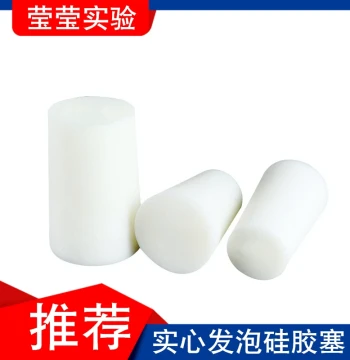 Foamed Solid Stoppers, Silicone Stoppers for Glass Test Tubes, 12-15-17-19-22mm Laboratory Sealing Plugs