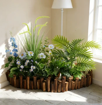 Artificial Greenery for Indoor Landscaping, Window Displays, Staircorners, and Scene Decoration – Fake Trees and Plants