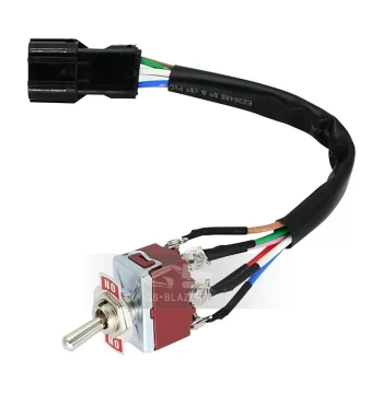 Excavator Parts 6-Wire Toggle Switch 14616040 - Compatible with Volvo EC140B/160B/210B
