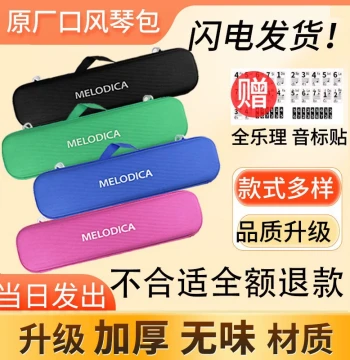 Melodica Storage Bag, Hard-Shell Carrying Case with Handle for 37 and 32-Key Models, Specialized for Elementary Students