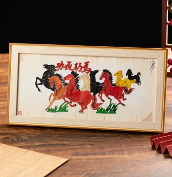 Shadow Puppet Decorative Ornament Wire Craft Gift for Foreigners Xi'an Tourist Souvenir