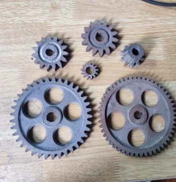Baishui Noodle Press Machine Cutter Blades, Universal Cast Iron Alloy Gears (36, 37, 52, 10, 11, 12 Teeth) Accessories