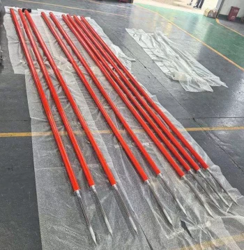 12-Meter Anti-Interference Insulated Lightning Rod - High-Performance Composite Fiberglass Material
