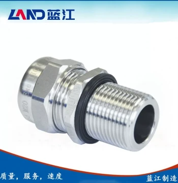 Lanjiang Extended Thread Stainless Steel Cable Waterproof Connector IP68 Sealed Locking Gland Long Tooth Fixed Seat