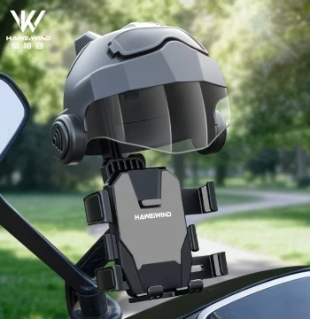 E-Bike Phone Mount, Shockproof, Anti-Shake, Rainproof, Dedicated for Food Delivery Riders, Electric Bike and Bicycle Navigation Stand