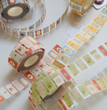 Floating Light Sample Pack - SeaSomething 'Dialogue with the Sea' Glitter Sand Label Stickers for Journaling and Indexing