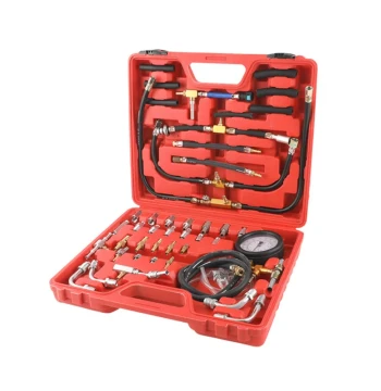 Car Fuel Pressure Gauge Fuel Injection Oil Pressure Gauge Auto Repair Detector Quick Gasoline Pressure Meter TU-443