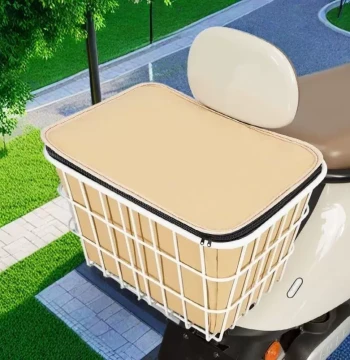 Electric Bike Special Rear Basket Trunk Book Bag Decorative Accessories Scooter Rear Vegetable Basket Universal