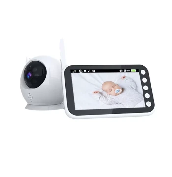 Baby Monitor with 4.3 Inch HD Screen, Night Vision, Factory Direct Cross-Border Sales