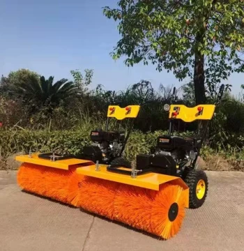 Push-Type Small Full-Gear Snow Sweeper and Snow Clearing Machine: Suitable for Property Management, Residential Roads, and Greenhouses; Also Available as Ride-On Snow Plow Vehicle