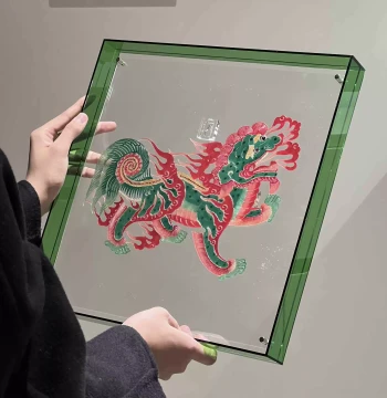 Shadow Puppet Decorative Art - Traditional Intangible Cultural Heritage, Handmade New Chinese Style Wall Hanging, Creative Home Decor and Housewarming Gift