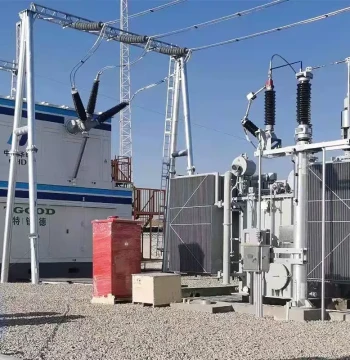 Galvanized Steel Gantry Frame (Model GZJ5126) for Substations, Power Plants, and Step-Up Stations - Outdoor Structural Support