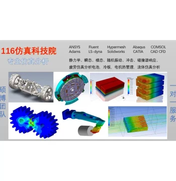 Custom FEA Simulation Analysis Services: ANSYS, Adamas, Fluent, Abaqus, LSDYNA, COMSOL