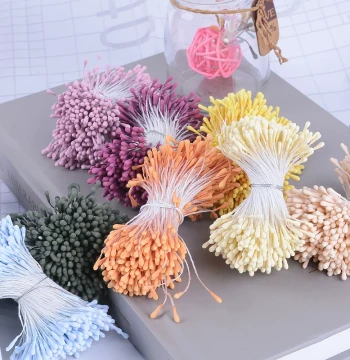 1.5mm Matte Artificial Flower Stamen DIY Handmade Hairpin Accessories