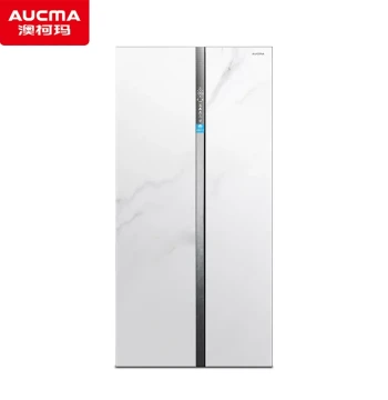Aucma BCD-625WPGSV New Zero-Embedded French Door Refrigerator, Frost-Free Inverter Home Fridge