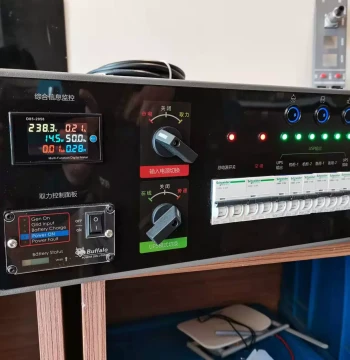 Vehicle-Mounted Rack Power Distribution Box - Smart Power System with Aviation Plug for Command Vehicles and RVs (Custom Processing)