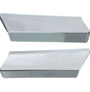 Car Headlight Washer Nozzle Cover Chrome Right and Left Fit