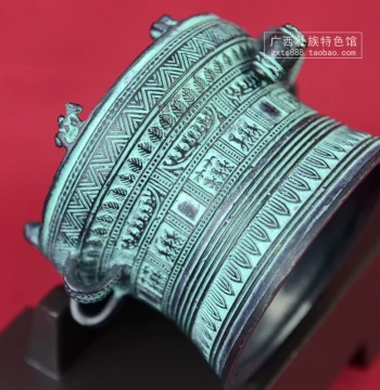 Guangxi Bronze Drum Zhuang Ethnic Specialty Craft Decorative Ornament Gift for Friends Foreign Colleagues Abroad
