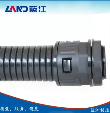 Lanjiang M/PG/G Thread Nylon Corrugated Conduit Quick Connector Plastic Hose Wave Tube Push-Fit Straight Locking Head