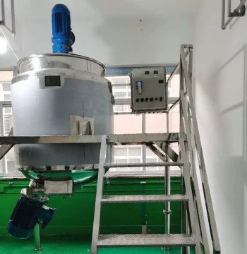 Stainless Steel Vacuum Emulsifying Tank Electric Heating Homogenizing Mixing Tank Hand Sanitizer Formulation Emulsifying Tank