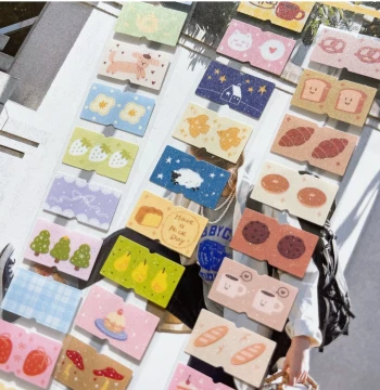 Fuguang Decant - Bulb Hotel: Long Holiday / Secret Thoughts / Afternoon Tea Time Glitter Label Stickers