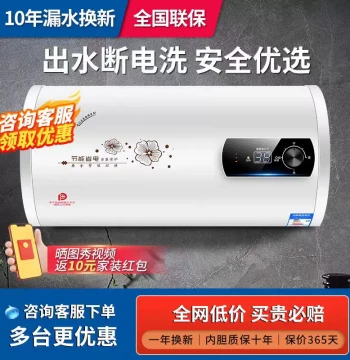 Sakura Tree Wall-Mounted Electric Water Heater – Fast-Heating Compact Flat Tank for Bathroom Shower