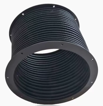 Hydraulic Cylinder Protective Cover Circular Telescopic Shield High-Temperature Resistant