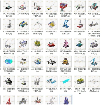 51-Piece Smart Tracked Robot 3D Model Kit for Exploration, Cleaning, Mining, Demolition, Rescue, Firefighting, and Transport