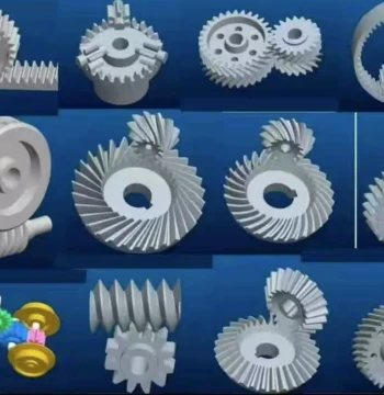 Creo Gear Library: 15 Types with Editable Features and Modular Parameters