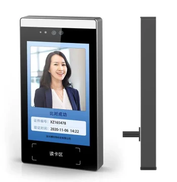 7-Inch Capacitive Touch Face Recognition Access Control Terminal for Corporate Offices and Smart Parks with Card Swiping for Attendance