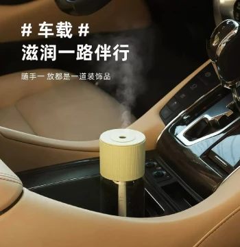 USB Air Humidifier for Home, Bedroom, Office Desk - Air Purifying Mist Sprayer for Car