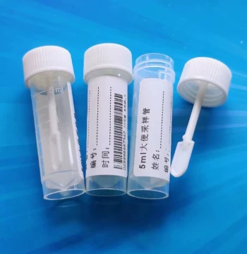Fecal DNA Sample Collection Tube for Metagenomic 16s Microbiome Testing, Preservation Tube for Room-Temperature Transport