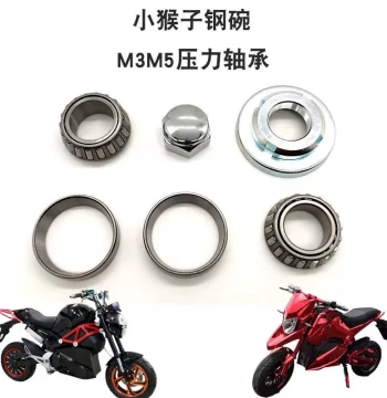Monkey M3 M5 M6 Modified Anti-Shake Steering Stem Tapered Roller Bearing Pressure Cup and Cone Assembly Parts
