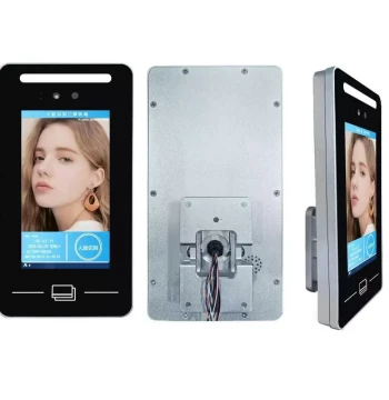 Temperature Measurement & Face Recognition Access Control System with Visible Light Screen, Fingerprint Integration, Electromagnetic Lock, and Smart Attendance