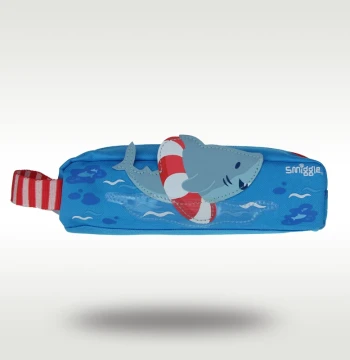 Australian Smiggle Cute Cartoon Shark Pencil Case